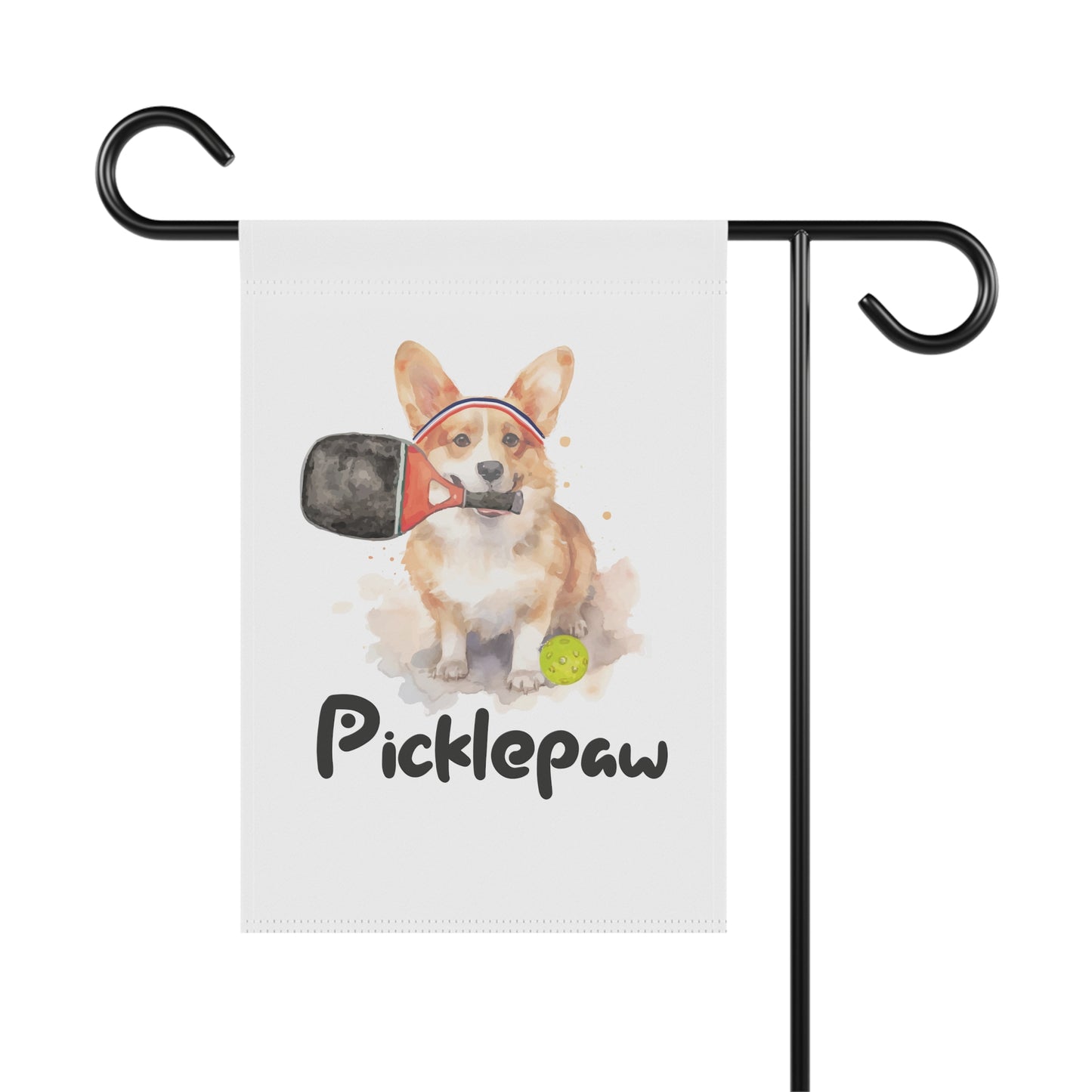 Corgi Pickleball Garden Banner