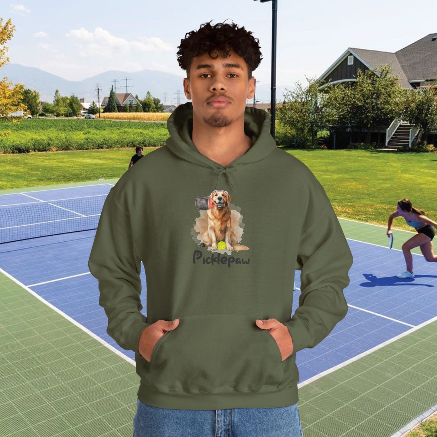 PicklePaw Retriever Hooded Sweatshirt