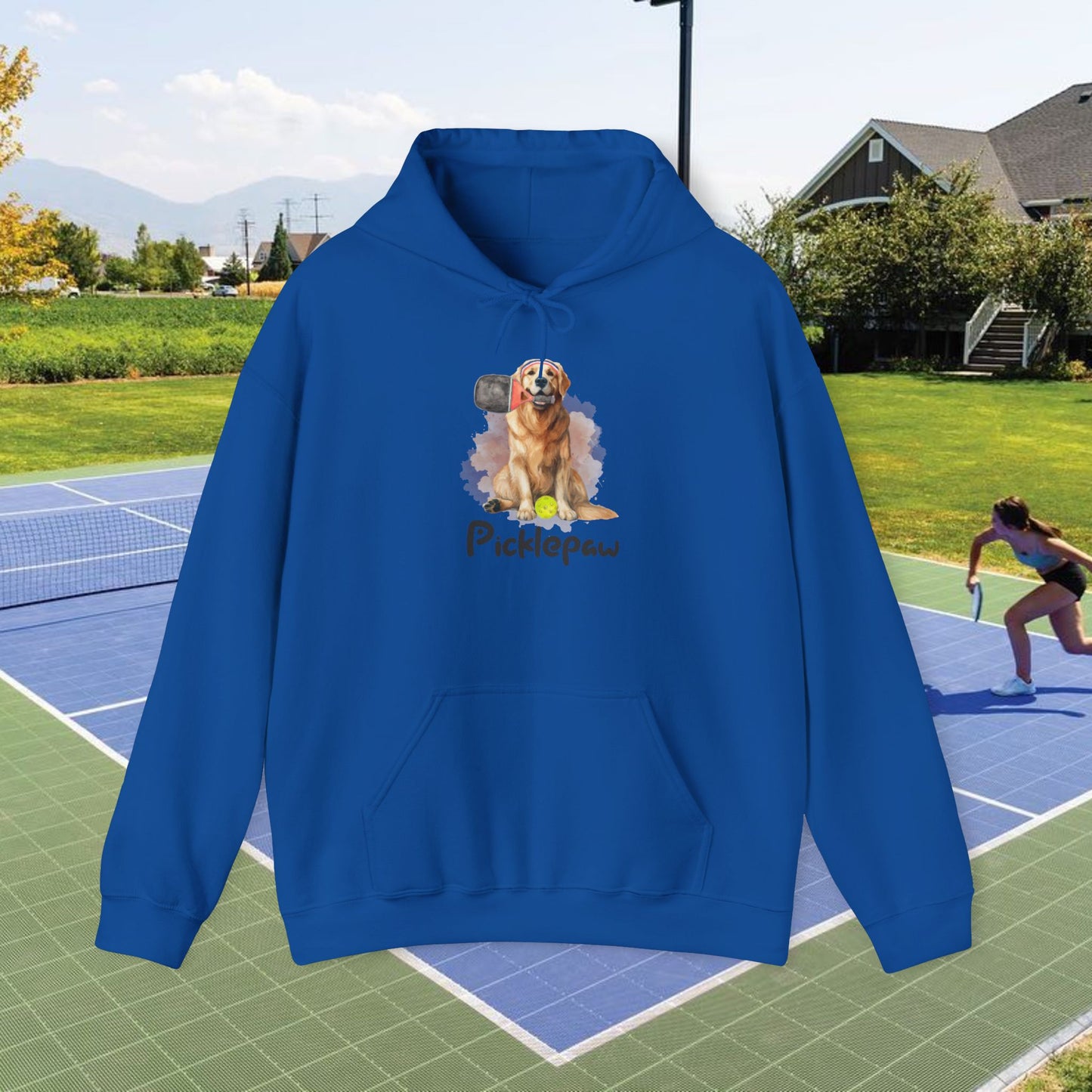 PicklePaw Retriever Hooded Sweatshirt