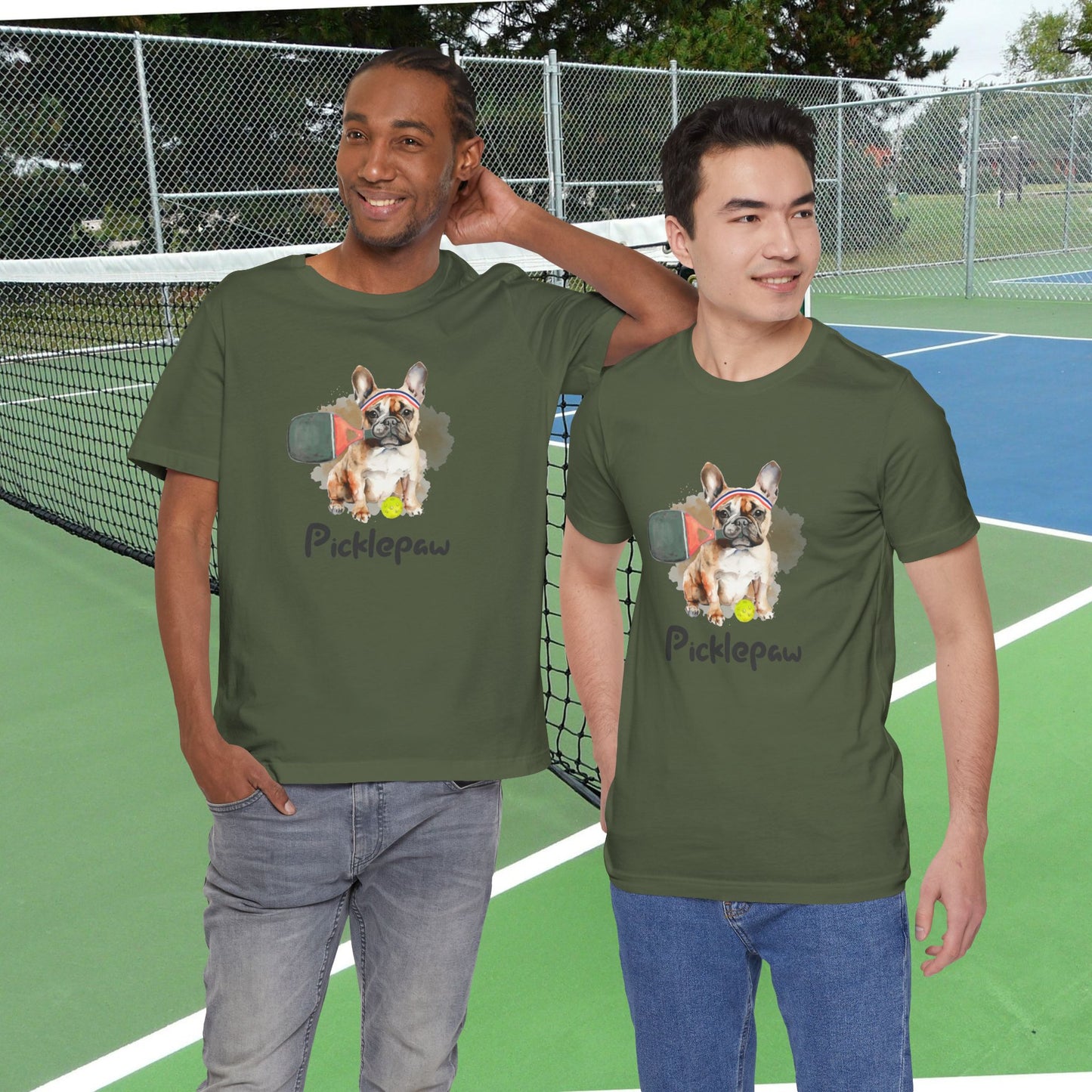 French Bulldog Pickleball Tee