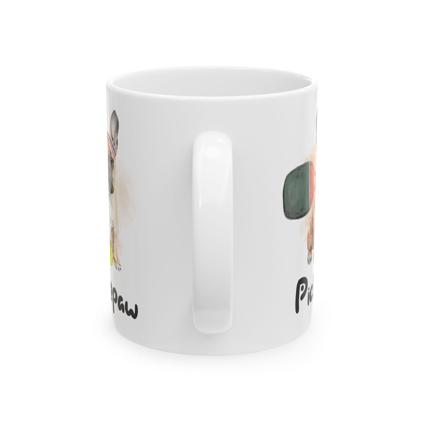 PicklePaw Frenchie Mug, (11oz, 15oz)