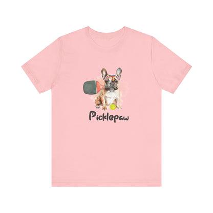 French Bulldog Pickleball Tee