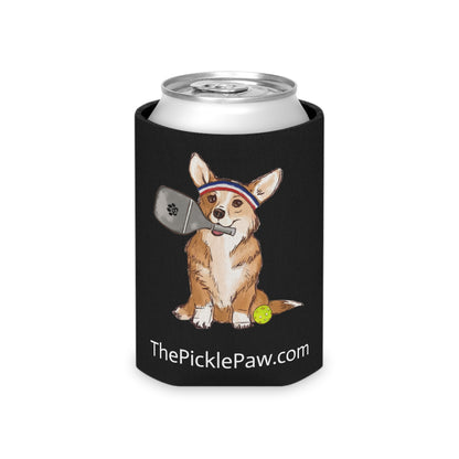 Can Cooler - Pickleball Corgi