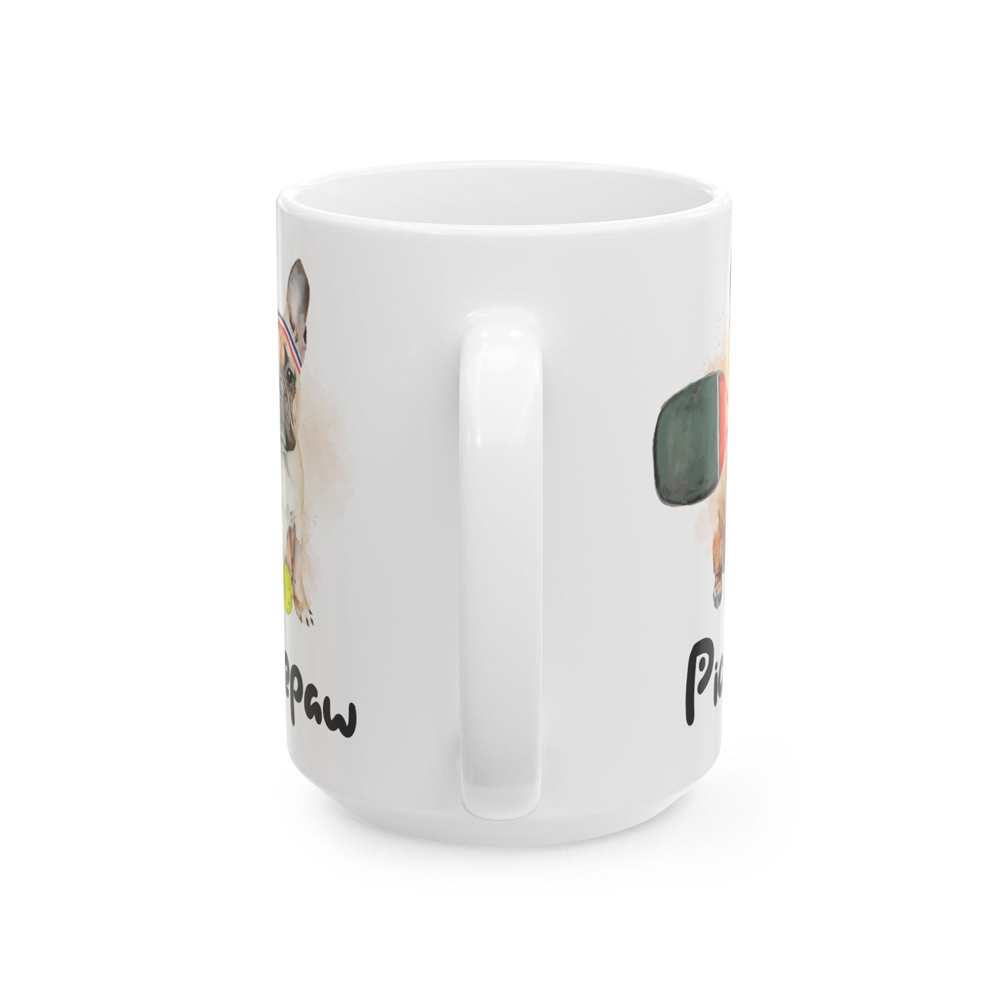 PicklePaw Frenchie Mug, (11oz, 15oz)