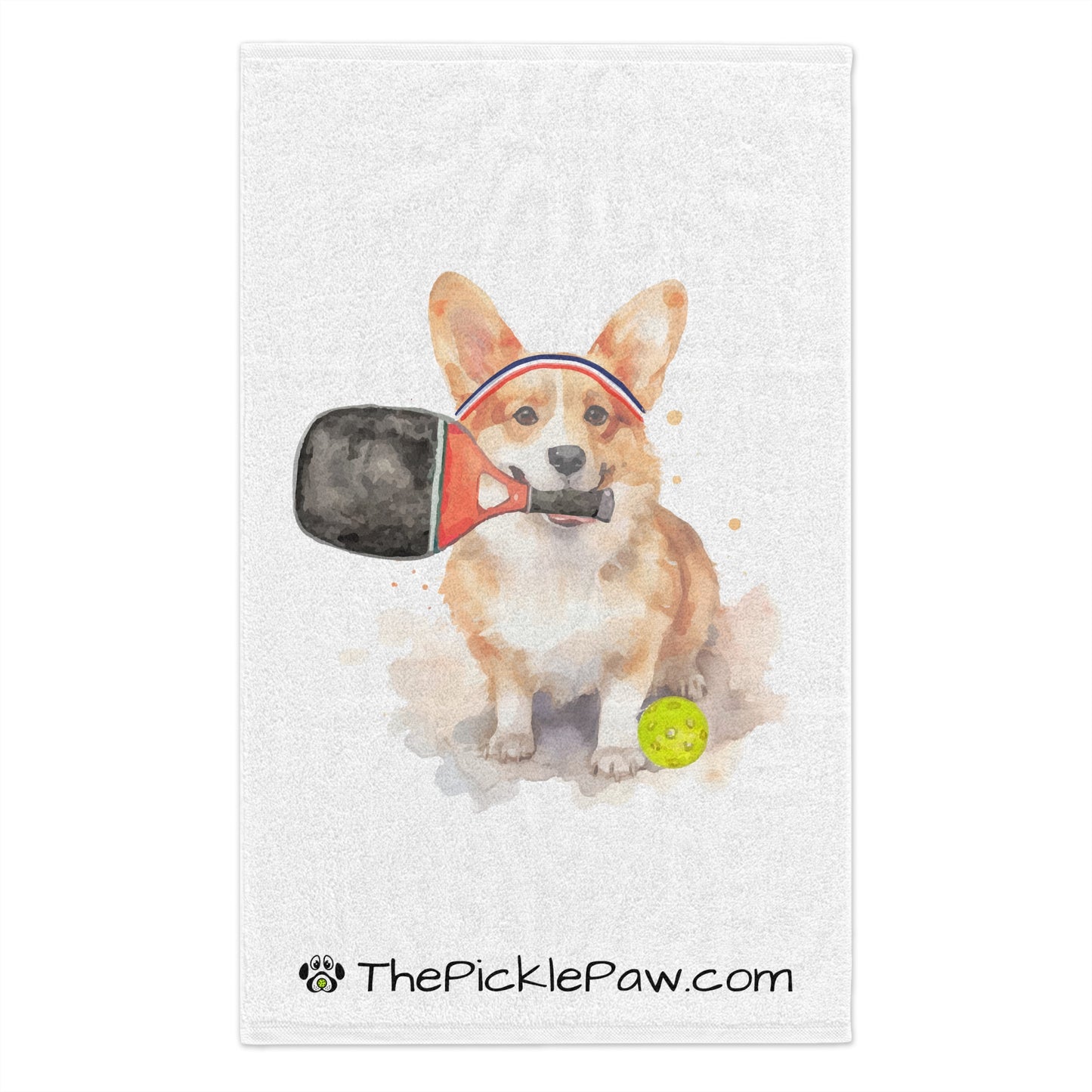 Corgi Pickleball Court Towel