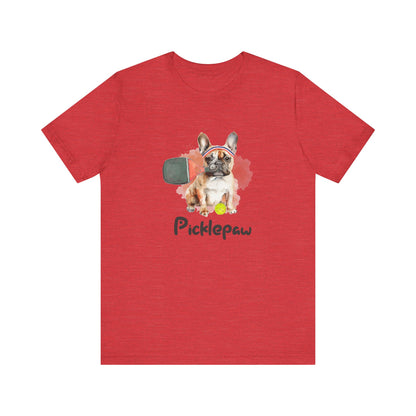 French Bulldog Pickleball Tee