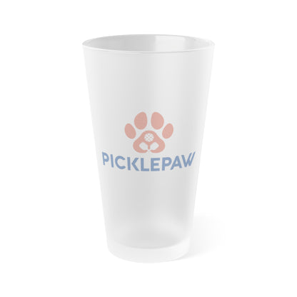 Glass Picklepaw Logo Pint Glass, 16oz