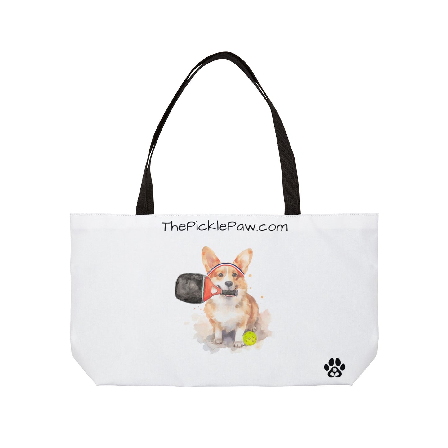 Corgi Pickleball Totebag