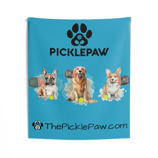 PicklePaw Dog Wall Tapestry