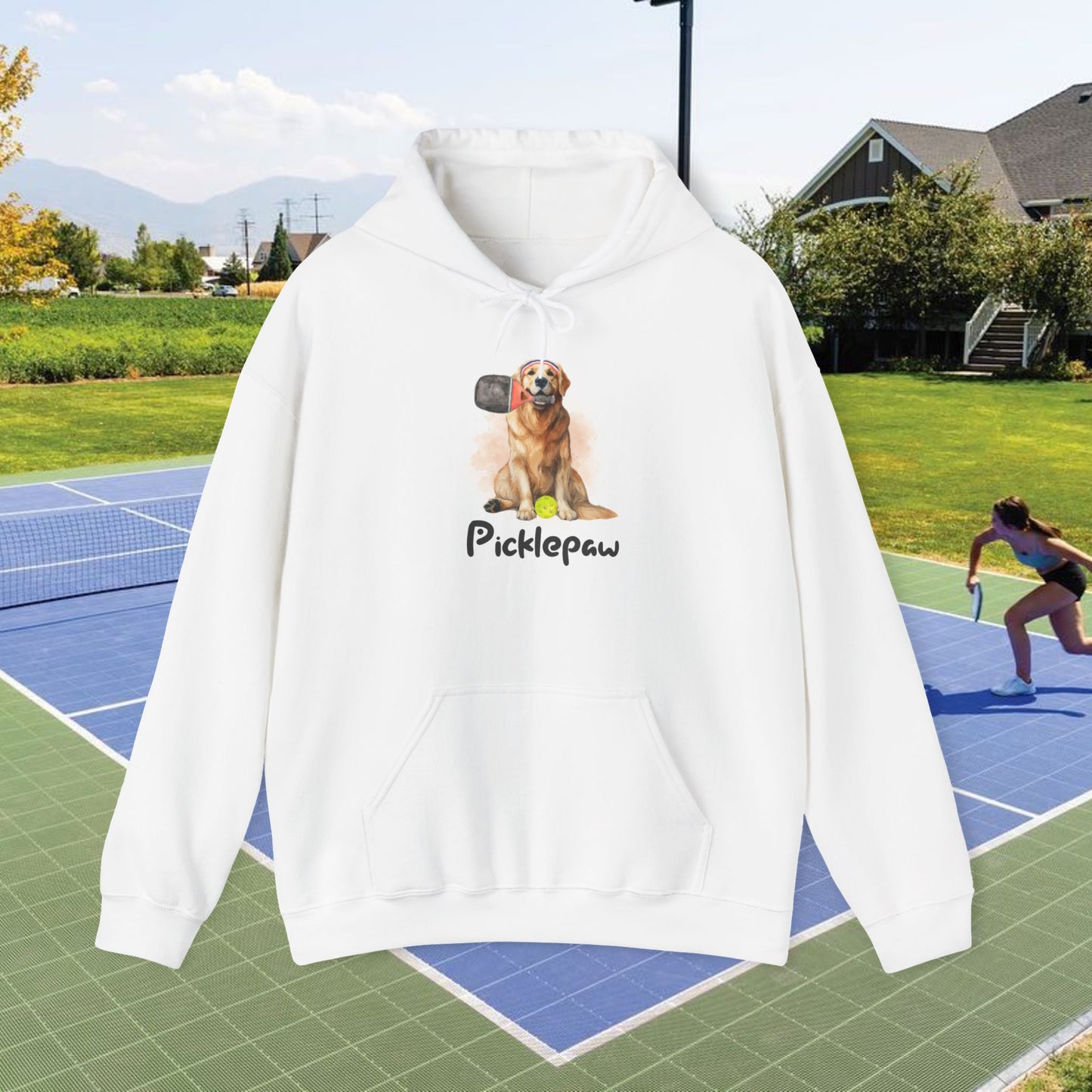 PicklePaw Retriever Hooded Sweatshirt