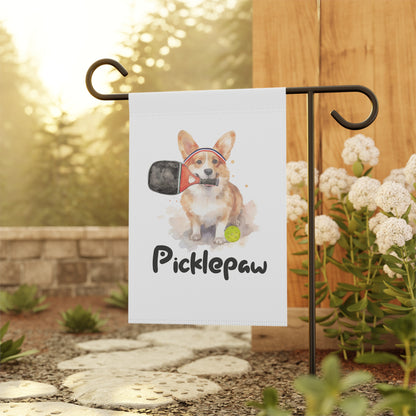 Corgi Pickleball Garden Banner