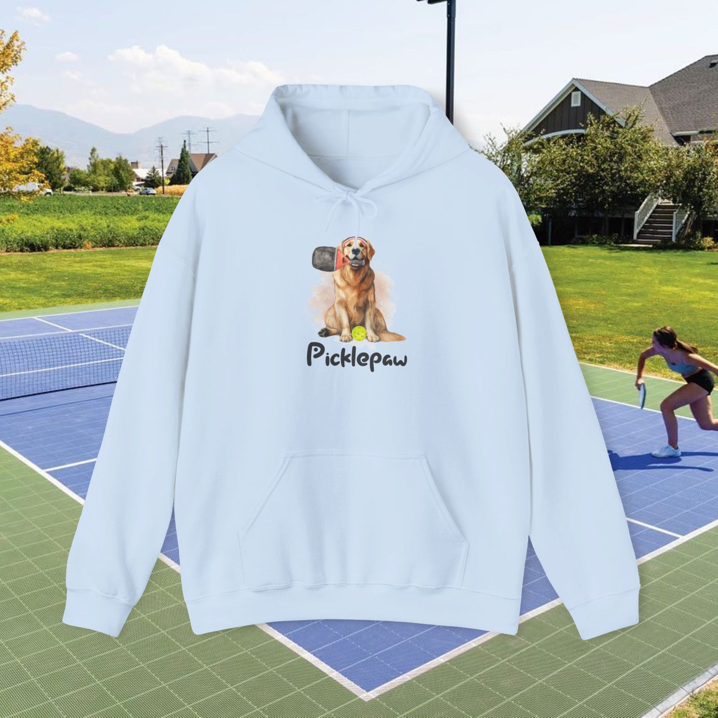 PicklePaw Retriever Hooded Sweatshirt