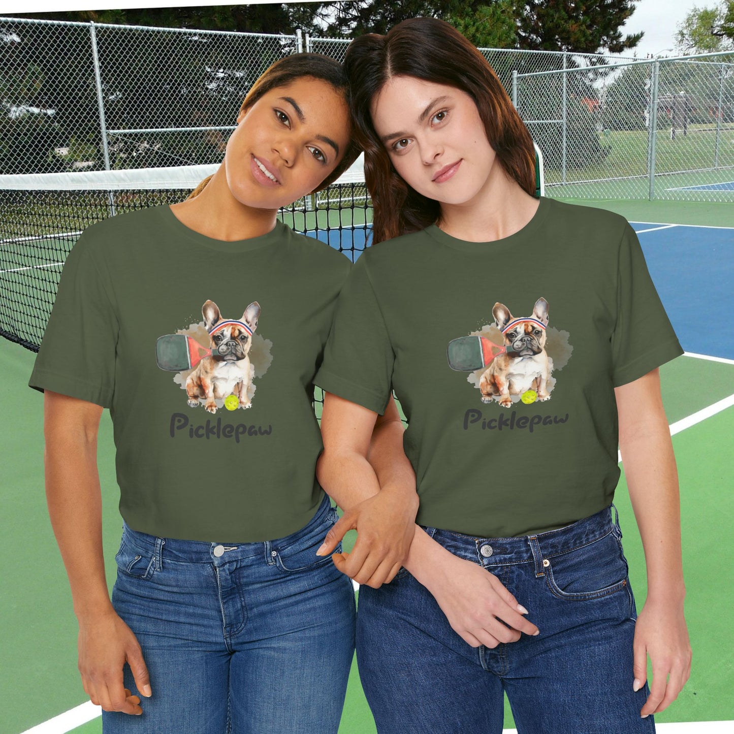 French Bulldog Pickleball Tee